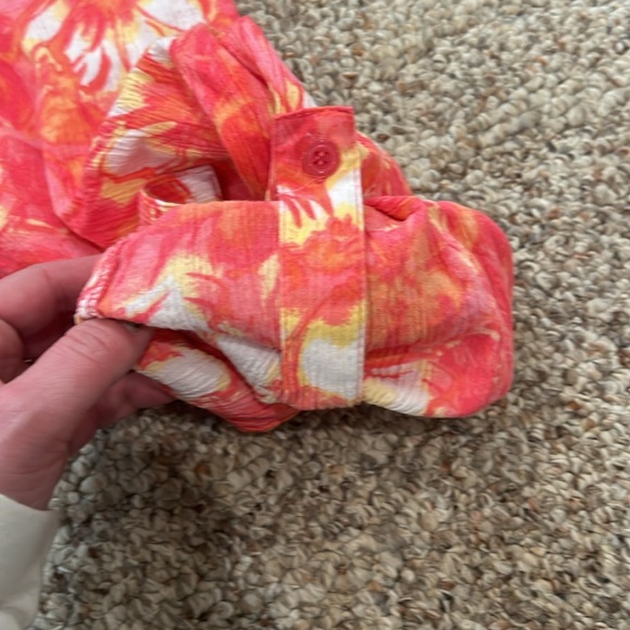 EUC! Appleseed’s Blouse. Flower Print. SZ XL - Picture 4 of 9